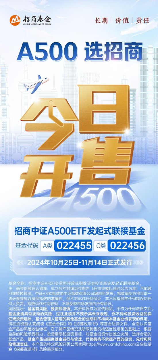 首批中证A500ETF联接发行！招商中证A500ETF发起式联接基金有何看点？