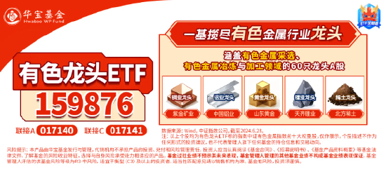 近150亿主力资金狂涌！有色龙头ETF（159876）单日飙涨3．89%！稀土异动拉升，北方稀土等6股涨停！